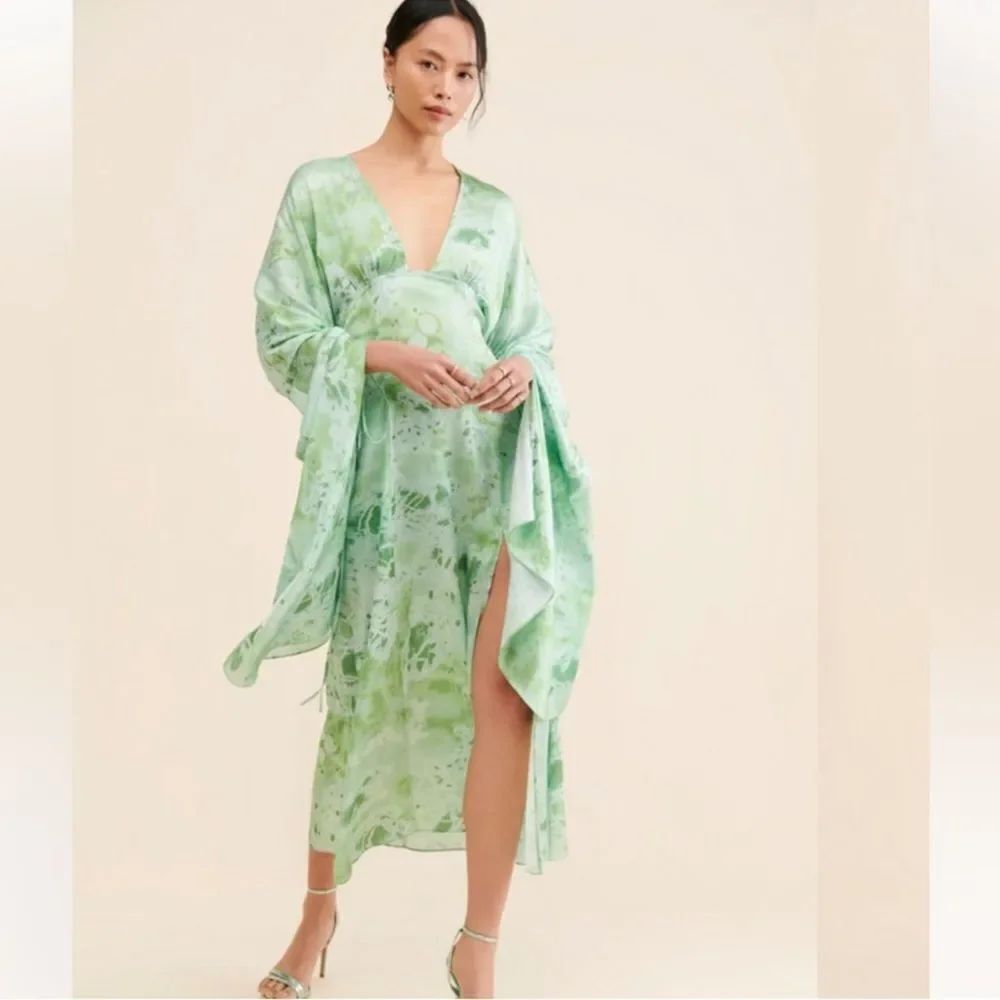 Anthropologie Let Me Be Midas Midi Abstract Dress
PP5
